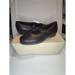 Size 9M SAS Tripad Comfort Maria Mary Jane Shoes Dark Brown Leather Women's